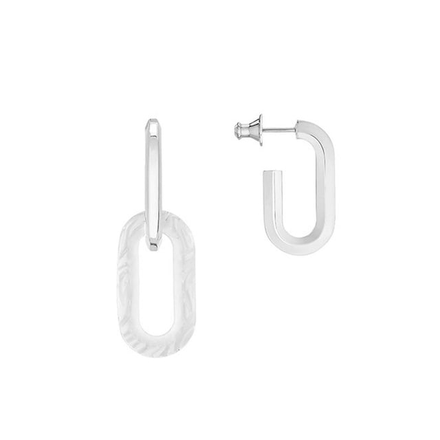Lalique Empreinte Animale Small Earrings, Clear
