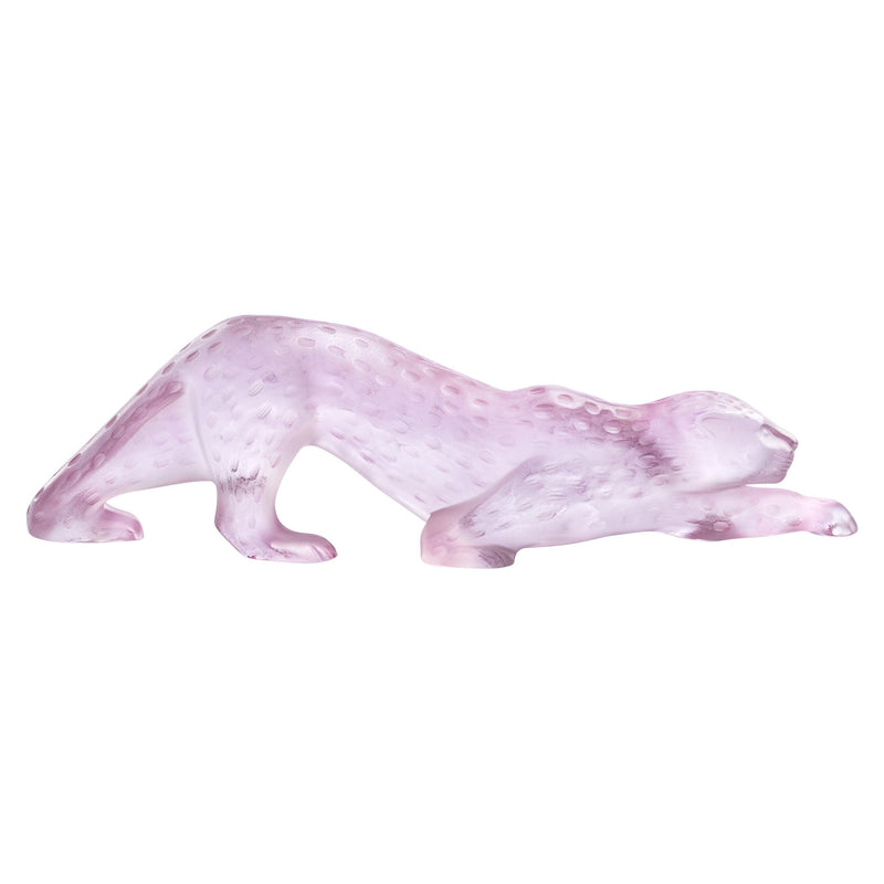 Lalique Pink Luster Large Zeila Panther