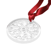 Lalique Crystal Frost Christmas Ornament