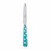 Sabre White Dots Turquoise 20cm Dessert Knife