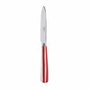 Sabre White Stripe Red 20cm Dessert Knife