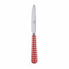Sabre Gingham Red 20cm Dessert Knife