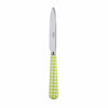 Sabre Gingham Lime 20cm Dessert Knife