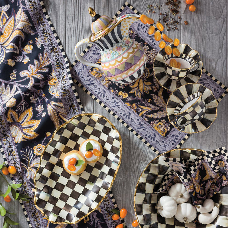Mackenzie-Childs Courtly Check Teacup