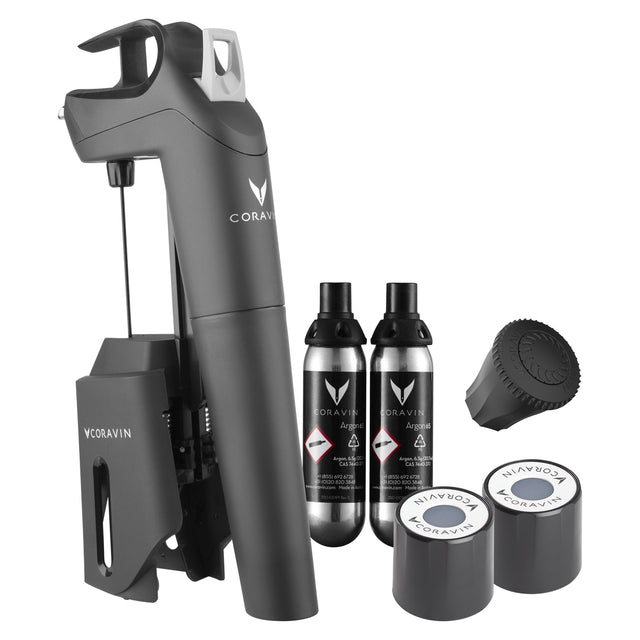Coravin Timeless Three + Wine Preservation System, Black