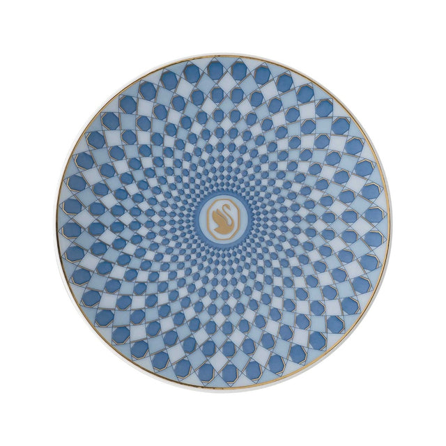 Swarovski Signum Porcelain Plate 10 cm, Azure
