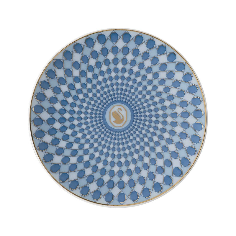 Swarovski Signum Porcelain Plate 10 cm, Azure
