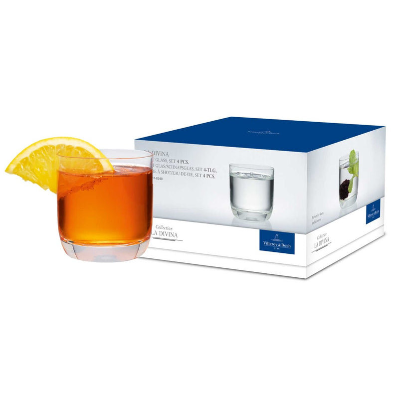 Villeroy & Boch La Divina Shot Glasses, Set of 4
