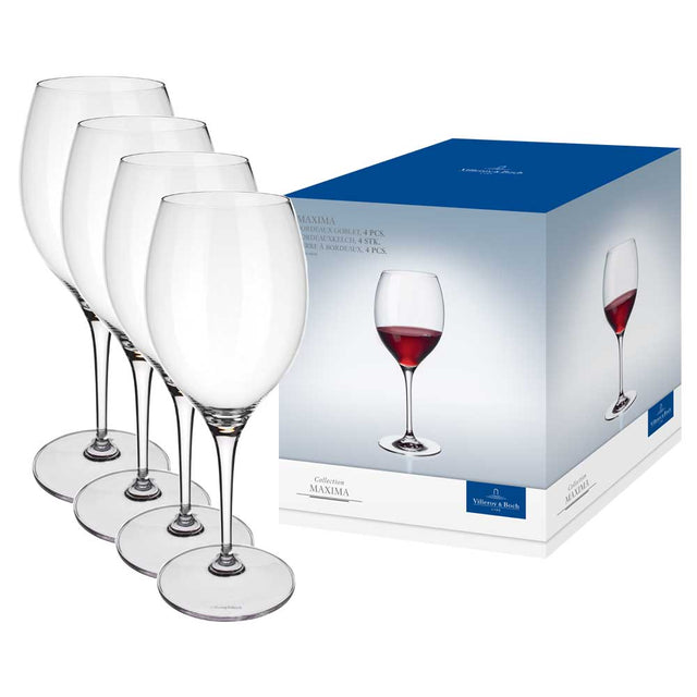 Villeroy & Boch Maxima Bordeaux Goblet, Set of 4