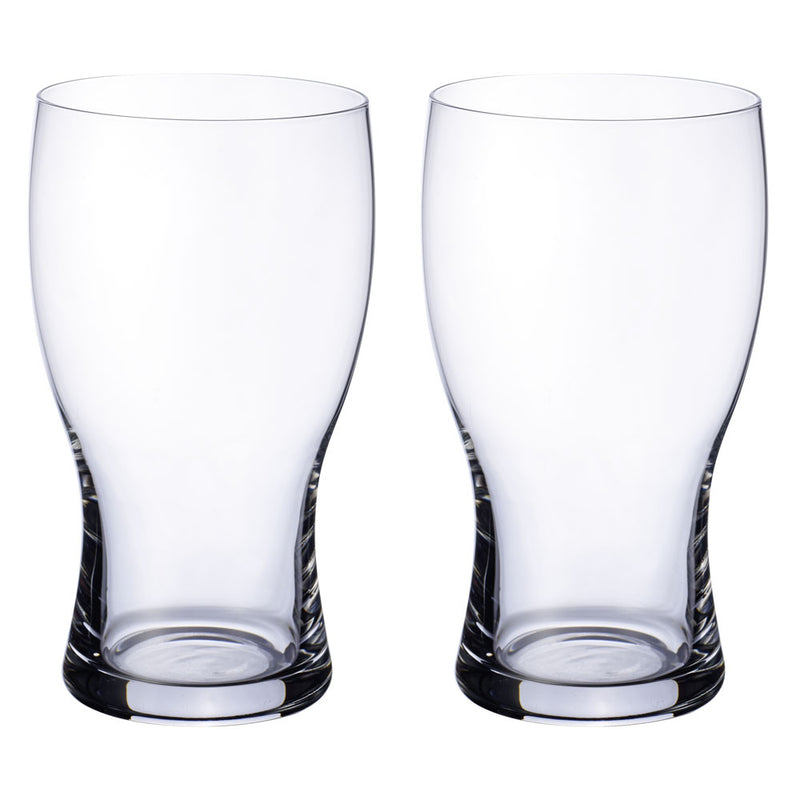 Villeroy & Boch Purismo Beer Pint Glass, Set of 2
