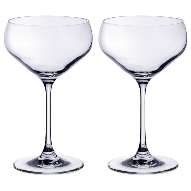 Villeroy & Boch Purismo Champagne Coupe, Set of 2
