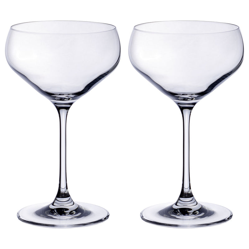 Villeroy & Boch Purismo Champagne Coupe, Set of 2
