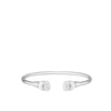 Lalique Muguet Flexible Silver Bangle, Small