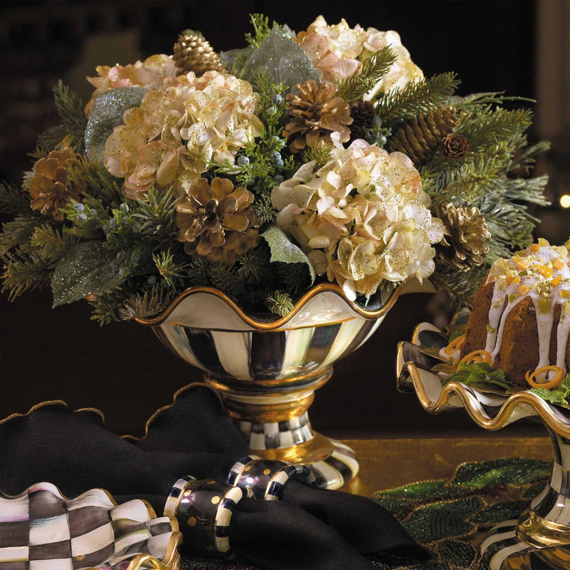 Mackenzie-Childs Courtly Check Compote #3