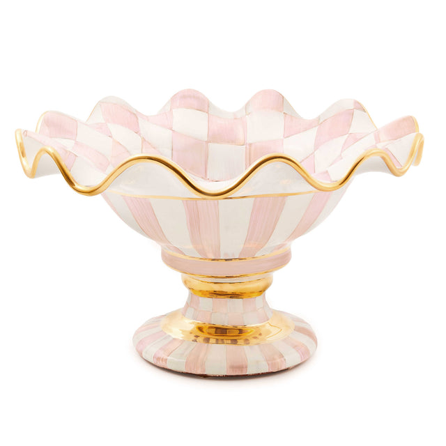 Mackenzie-Childs Rosy Check Compote