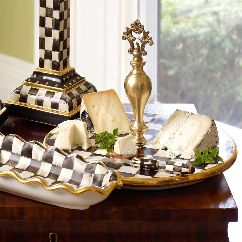 Mackenzie-Childs Courtly Check Cheeese Course
#6