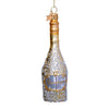 Vondels Golden Champagne Bottle Ornament