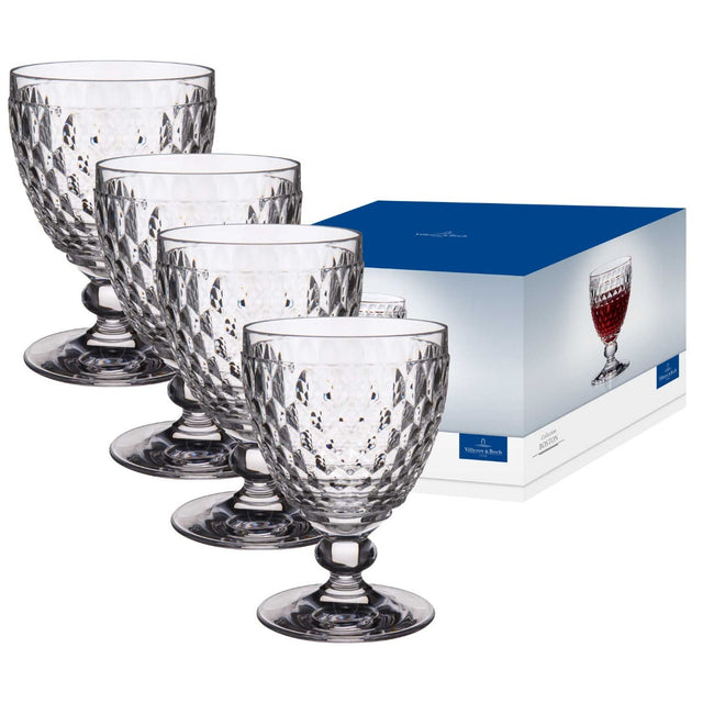 Villeroy & Boch Boston Red Wine Goblets, Set of 4
