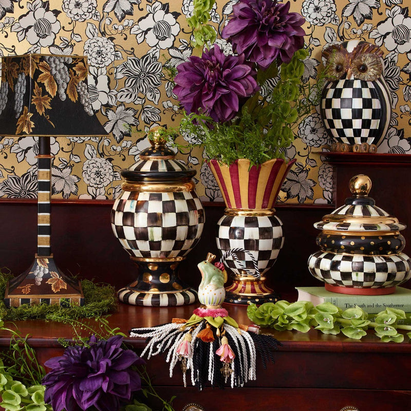 Mackenzie- Childs Courtly Check Great Vase #5