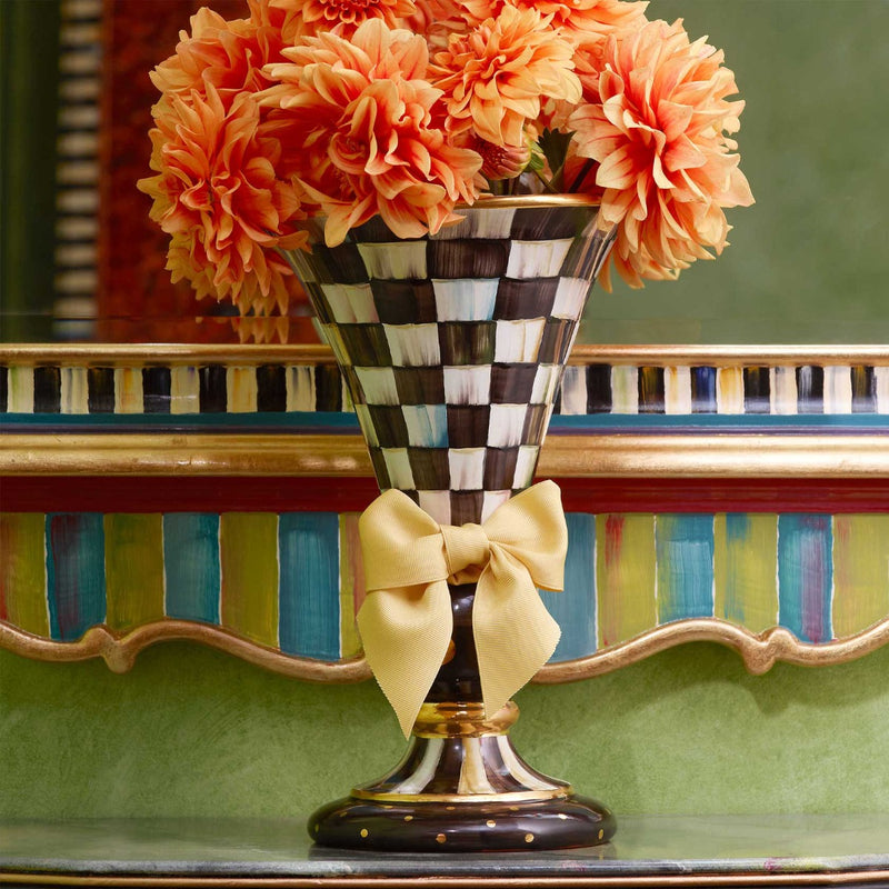 Mackenzie-Childs Courtly Check Large Vase #4