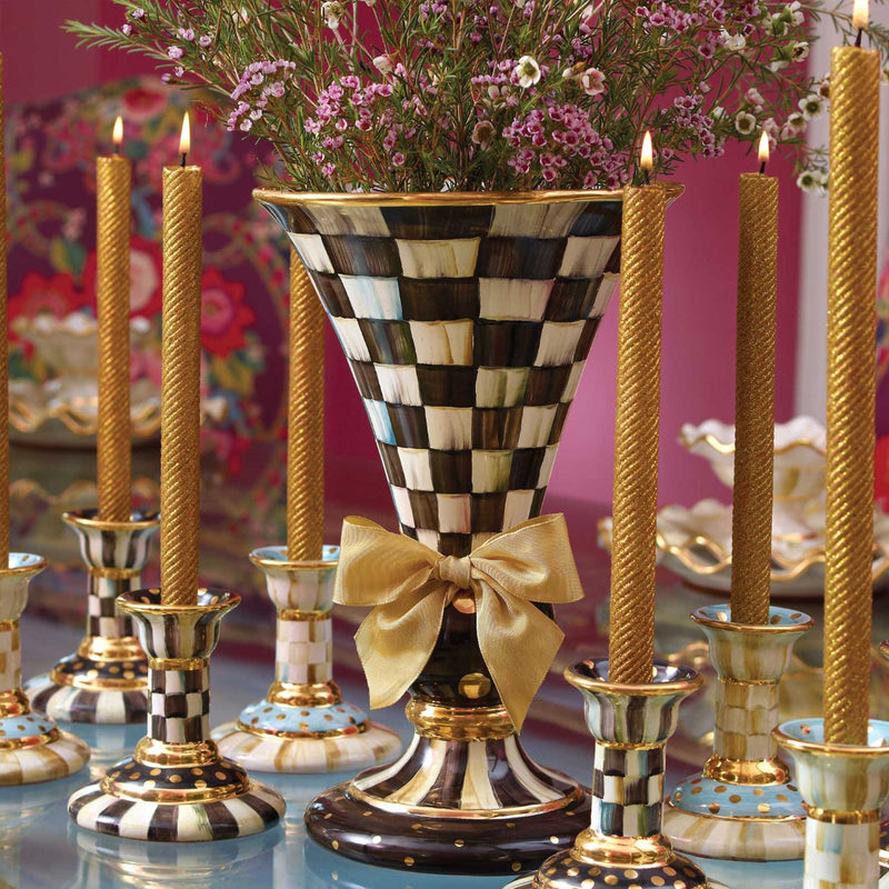 Mackenzie-Childs Courtly Check Large Vase #5