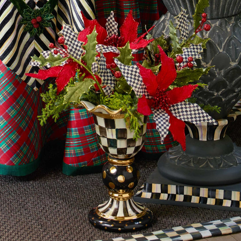 Mackenzie-Childs Courtly Check Stately Vase #6