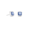 Coeur De Lion Aventurine Square Spike Blue Earrings