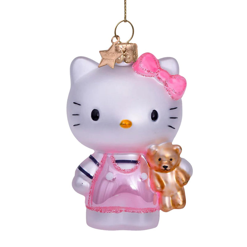 Vondels Hello Kitty Pink Bear Ornament