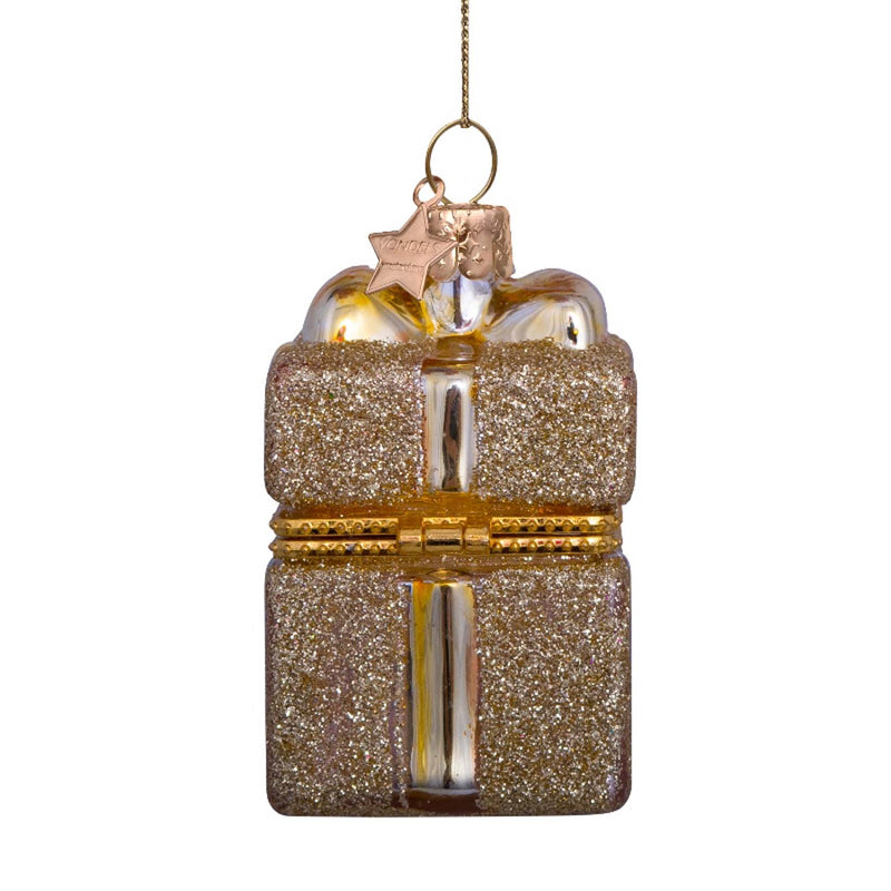 Vondels Golden Present Ornament