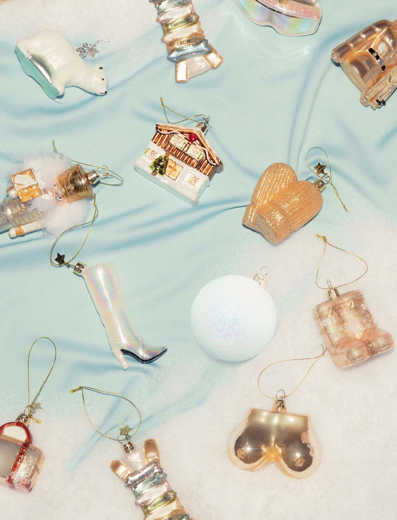 Vondels Champagne Gloves Ornament