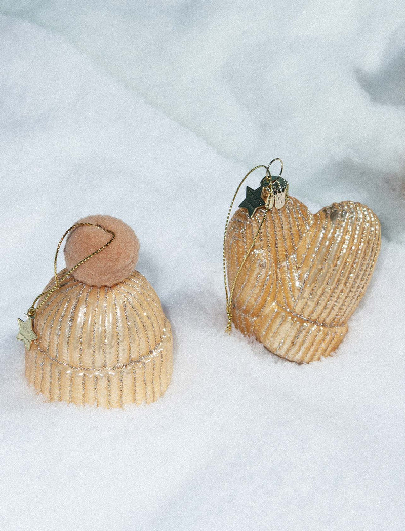 Vondels Champagne Gloves Ornament