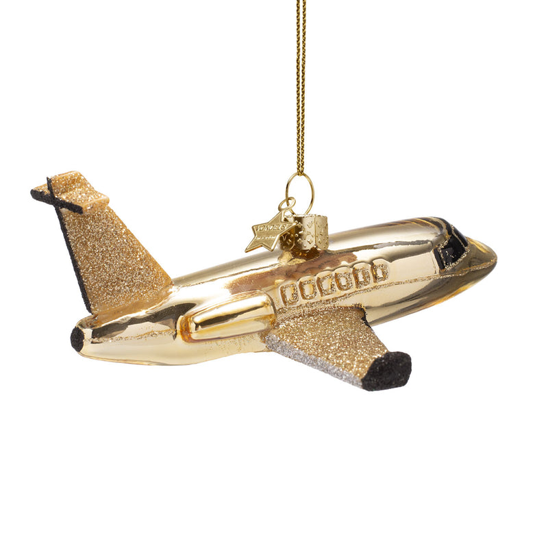Vondels Airplane Christmas Hanging Decoration