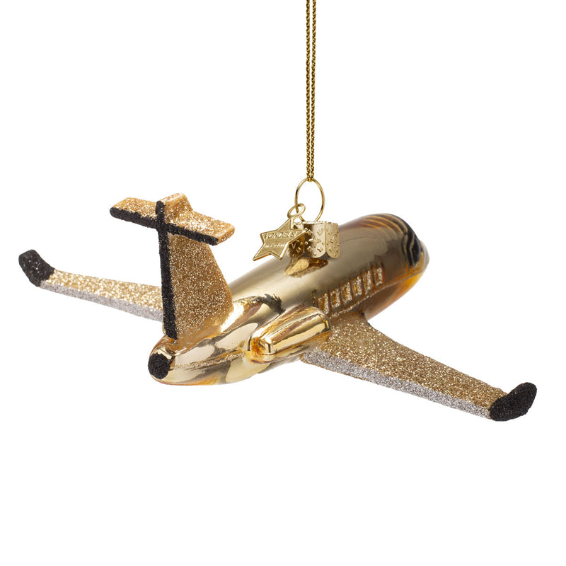 Vondels Airplane Christmas Hanging Decoration