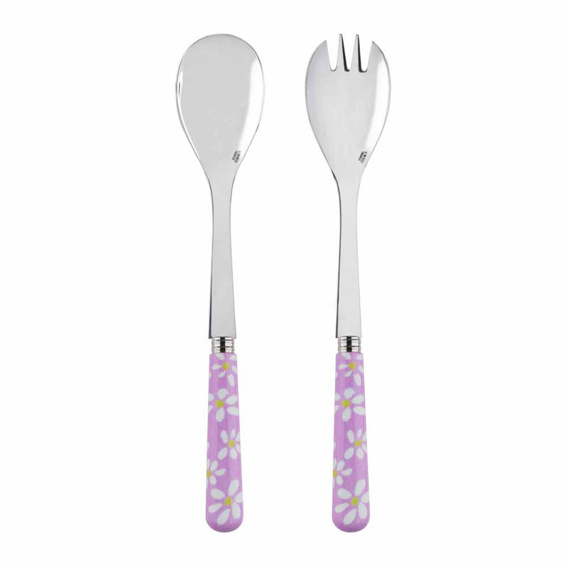 Sabre Marguerite Pink 27cm Salad Set (2 Pcs)