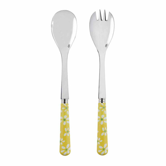 Sabre Marguerite Yellow 27cm Salad Set (2 Pcs)