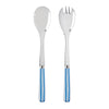 Sabre White Stripe Light Blue 27cm Salad Set (2 Pcs)