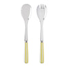 Sabre White Stripe Yellow 27cm Salad Set (2 Pcs)
