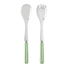 Sabre White Stripe Garden Green 27cm Salad Set (2 Pcs)