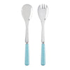 Sabre Gingham Turquoise 27cm Salad Set (2 Pcs)