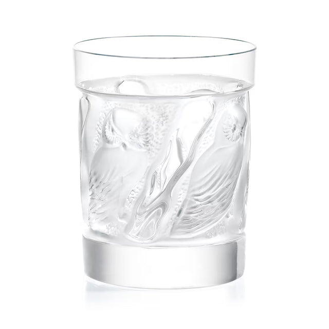 Lalique Owl Old Fashion Whisky Tumbler