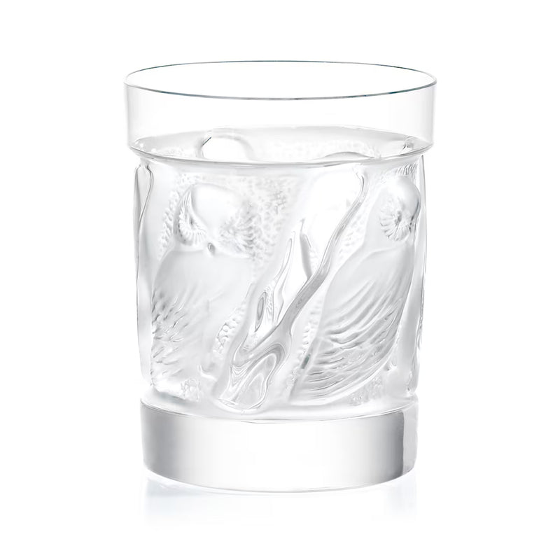 Lalique Owl Old Fashion Whisky Tumbler