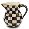 Mackenzie-Childs Courtly Check Ceramic Portly Pitcher