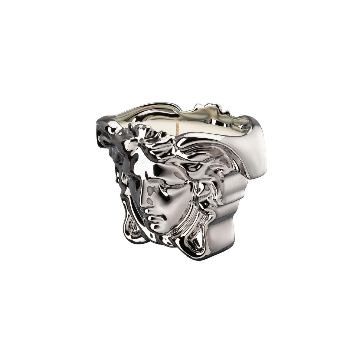 Versace Medusa Grande Silver Table Light with Scented Wax – David