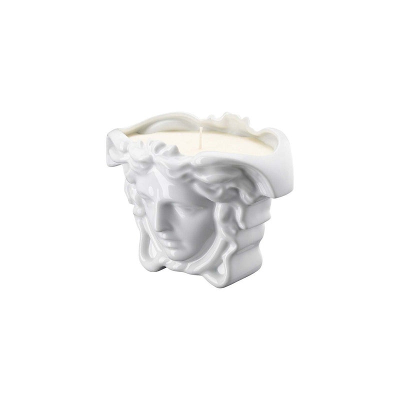 Versace Medusa Grande White Table Light with Scented Wax
