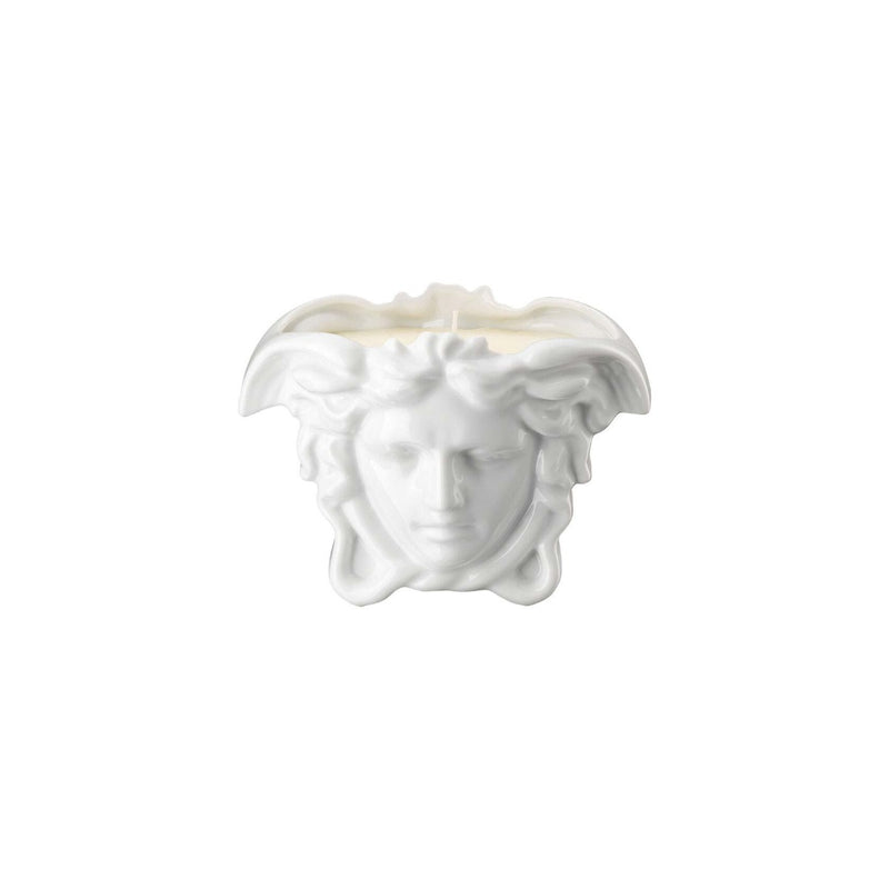 Versace Medusa Grande White Table Light with Scented Wax