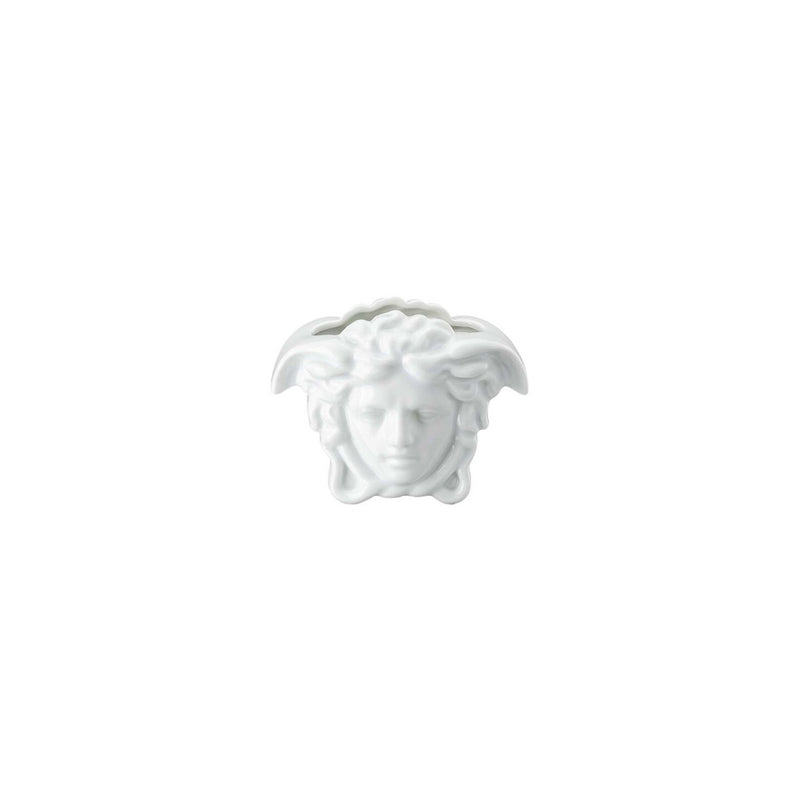 Versace Medusa Grande White Vase, 9 cm