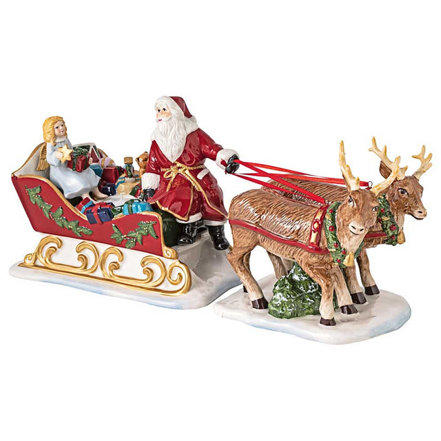 Villeroy & Boch Christmas Toys Sleigh Nostalgia, 36 x 14 x 17 cm