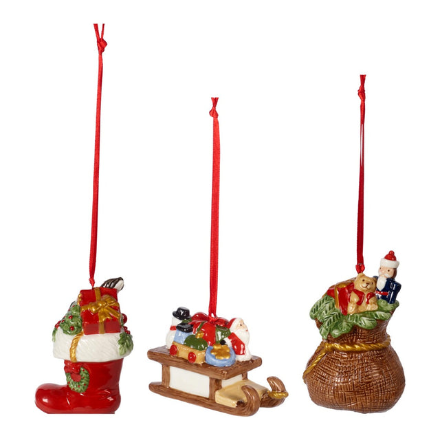 Villeroy & Boch Nostalgic Ornaments Presents, Set of 3
