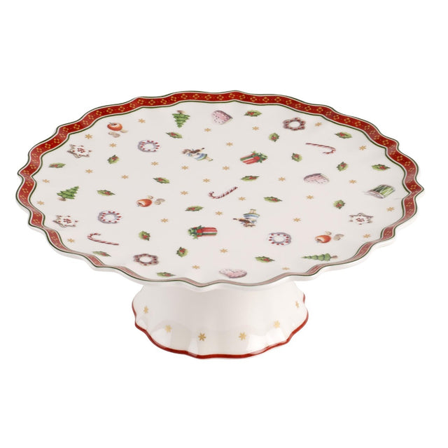 Villeroy & Boch Toy's Delight Footed Cake Plate, Small
