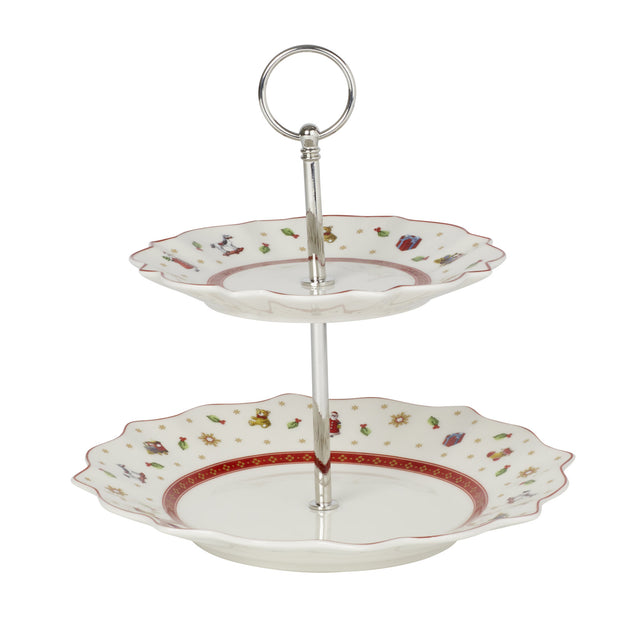 Villeroy & Boch Toy's Delight Two Tiered Cake Stand